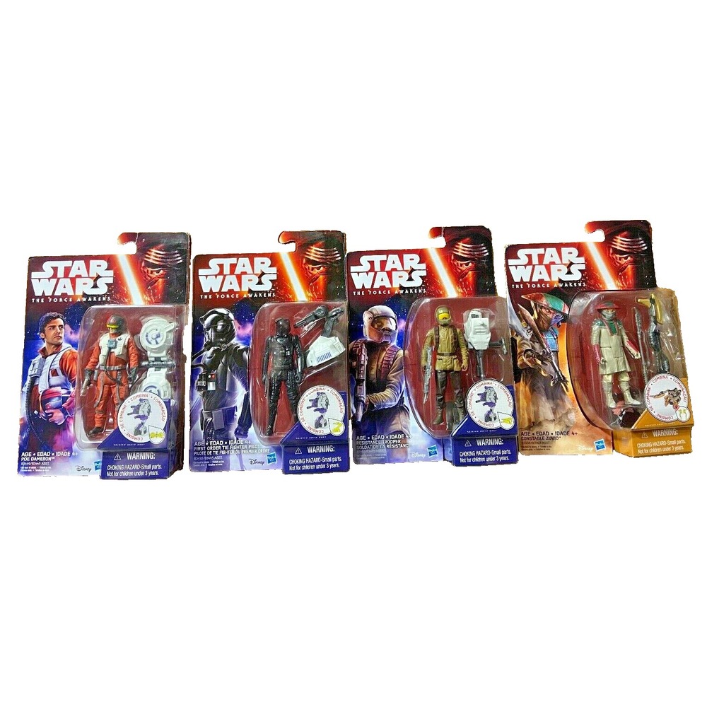 STAR WARS The Force Awakens DAMERON TIE FIGHTER‎ PILOT RESISTANCE TROOPER ZUVIO
